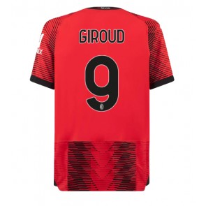 AC Milan Olivier Giroud #9 Domaci Dres 2023-24 Kratak Rukavima